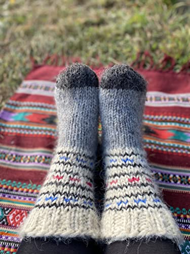 Men's/Women's Wool socks handmade made of natural wool, Large Sizes, Extra Thick, Bed wool socks, Organic wool, Winter socks, Warm socks, Cozy socks, Socks for hiking2