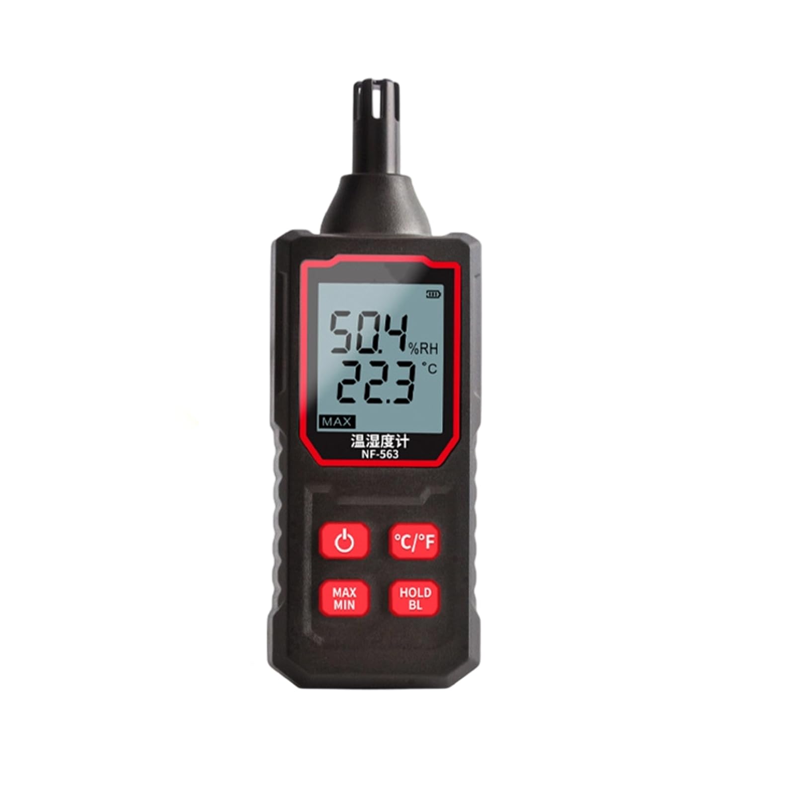 Portable Humidity Temperature Gauge with Auto Shutdown Low Battery Alert High Accuracy Sensors for Various Environments Indoor Dampness Temperature Meter