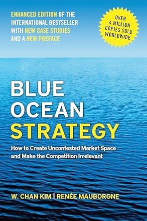 Book cover: Blue Ocean Strategy by W. Chan Kim & Renée Mauborgne