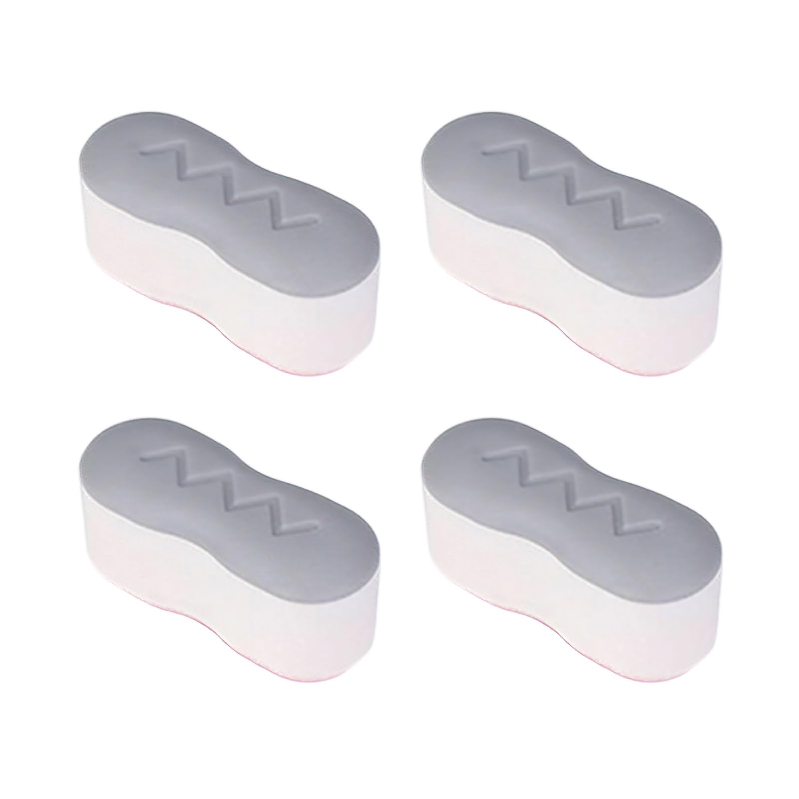 HDOYTXXM Of 4 Bathroom Toilet Seat Boosters Pad Antislip Lid Bumper Easy Installtaion Selfadhesive for Home Use Seat Bumpers