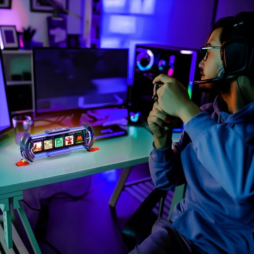 Divoom Times Gate – Relógio digital Cyberpunk com controle de aplicativo inteligente, conexão WiFi,