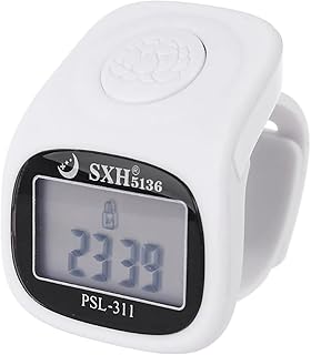 PHONEX Tally Counter Clicker : Multi-Channel Digital Finger Counter Tasbih with LED, Beep Sound, Time Clock & Reset Button - Premium Quality Dhikr Counter & Tasbeeh Counter