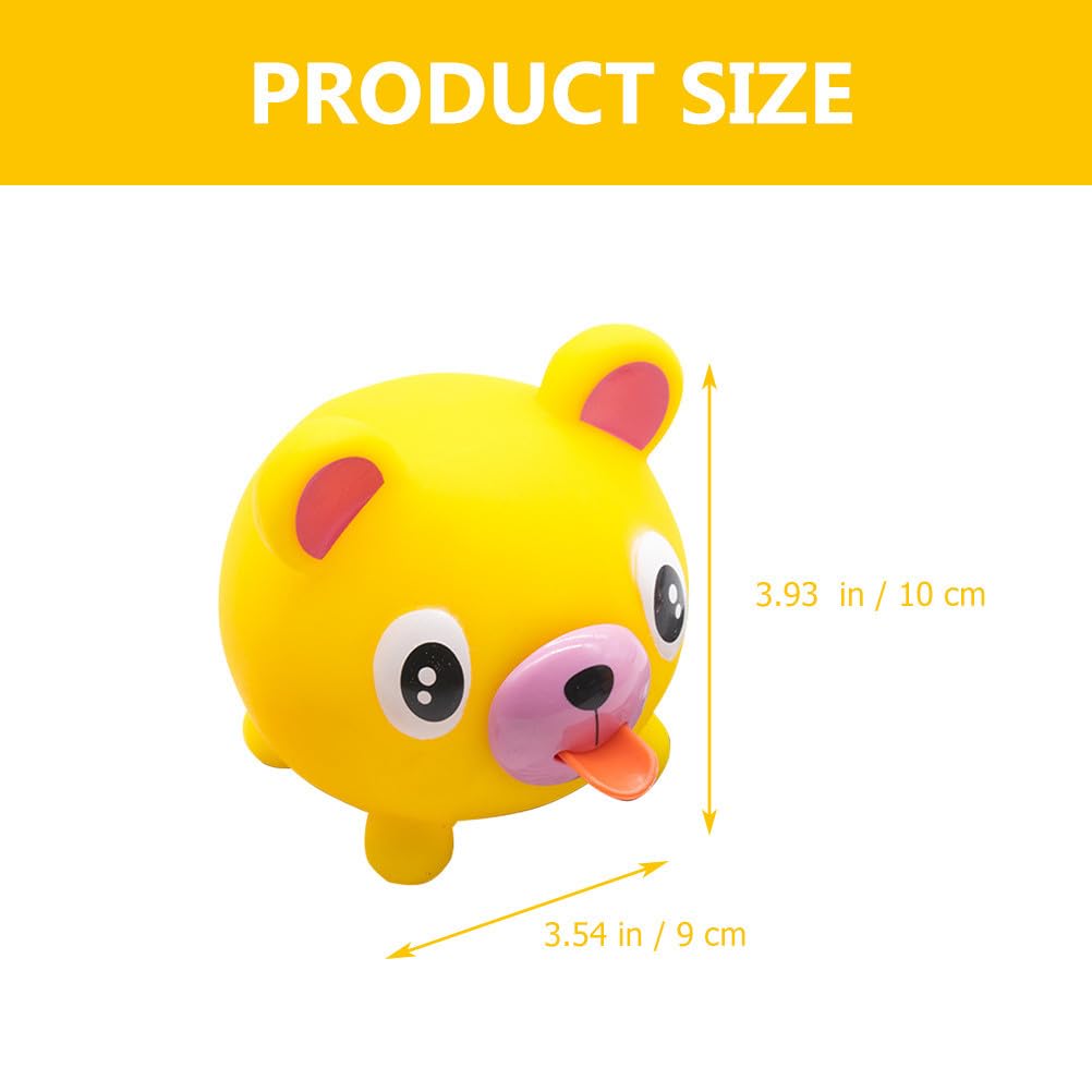 Abaodam Voice Bear Toy Squeaky Tongue Out Sensory Squeeze Toy for Children Anxiety Relief Stress Decompression Fidget - Image 4