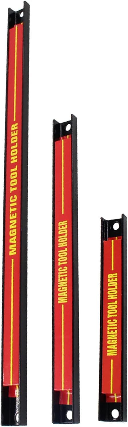 200/300/460/610mm Magnetic Tool Holder Strips Rack Tool Organizers Wall Mount Organizers Storage Rack for Wrench Plier