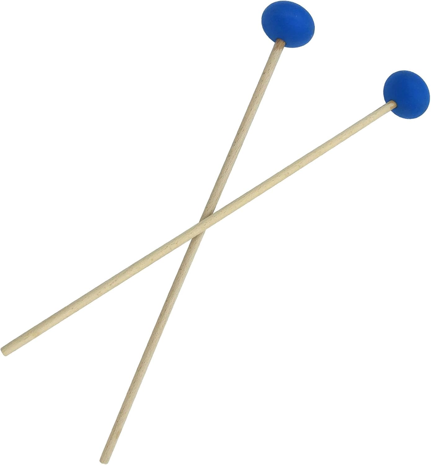 4Pair Drum Mallets Kit with Bag Include 1 Pair Felt Head Timpani Mallets, 2 Pair Rubber Head Bell Mallets, 1 Pair Wood Drumsticks, Percussion Mallets for Steel Drum Glockenspiel Xylophone