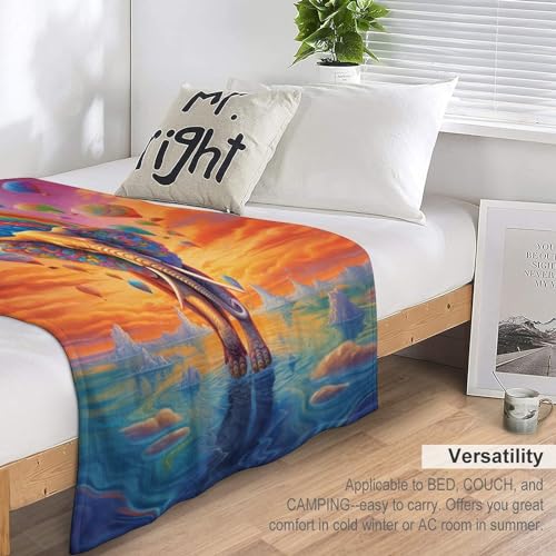 Couverture éléphant en flanelle douce, idée cadeau maison