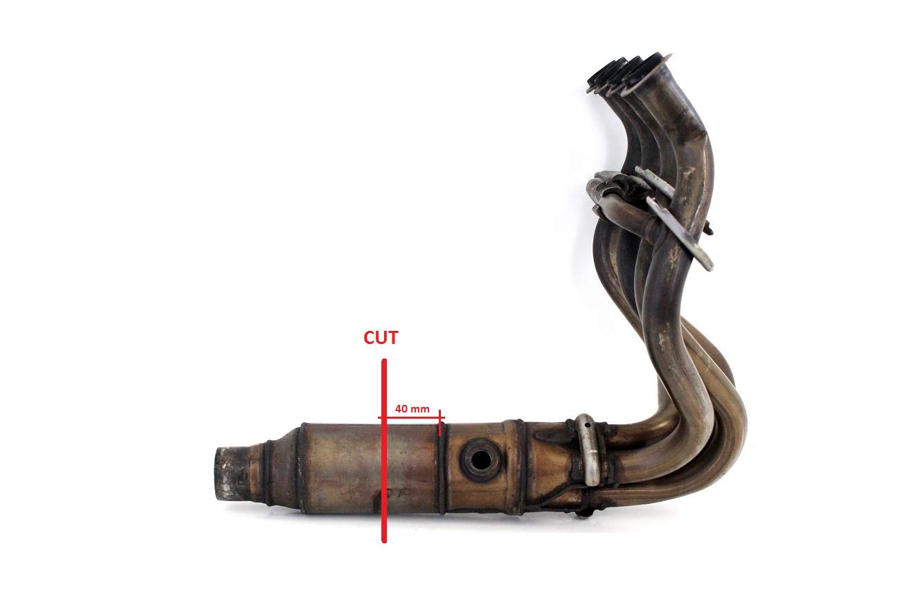 Decatalizzatore Per Kawasaki Z1000 2011-2018 - Tubo De-Cat Inox 304 Per Scarico Dominator - Foto 10