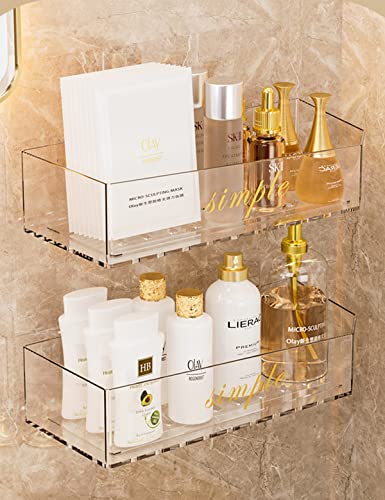 AOTOPYU 2 Pcs Mensola Doccia Senza Foratura