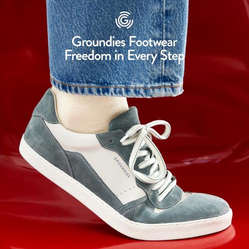 Image of GROUNDIES Nova Barefoot Shoes for Women - Trainer Sneakers for Women with Foot-Friendly Wide Toe Box, Neutral Footbed, and Non Slip Zero Drop Outsole