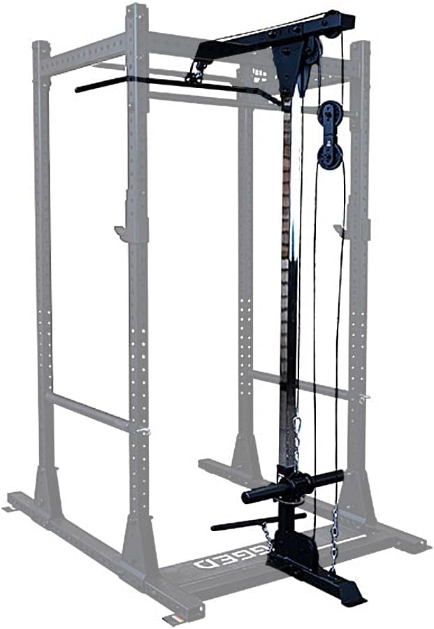 Rugged Fitness (Y230 Rugged Half Rack LAT Attachment, Only Compatible with Y120 Rugged Maverick Half Rack