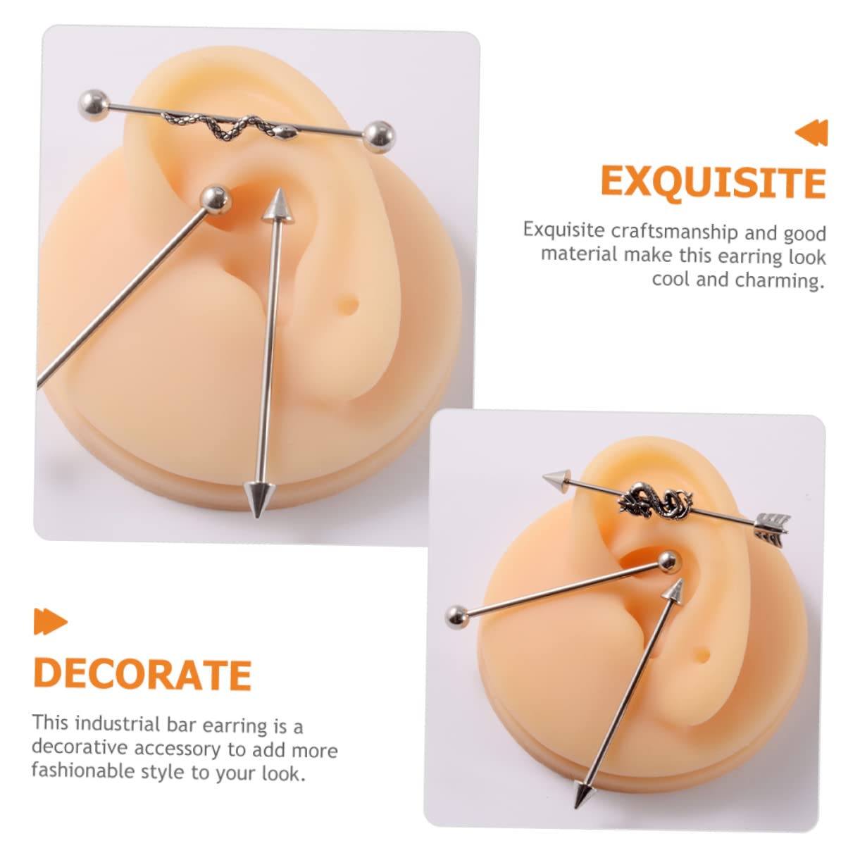 pendientes industriales trajes de hombre pendientes de barra industriales pendientes para hombres pendientes de mujer perforación de barra industrial bar industrial mujer