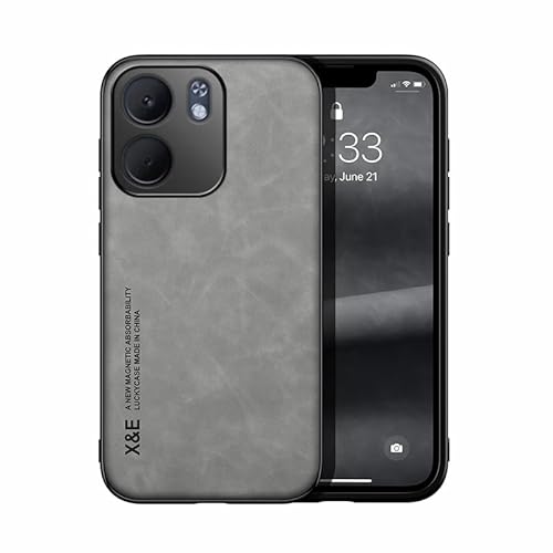 Compatibile con Oppo A5X 5G 4G Caso Attrazione magnetica interna Protezione anti-caduta per fotocamera 2 in 1 Gray