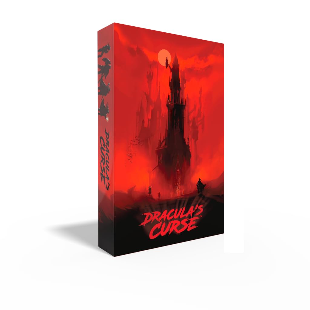 Retro Plus Games Dracula's Curse, Vampire Slaying Board Game for 1-6 Players