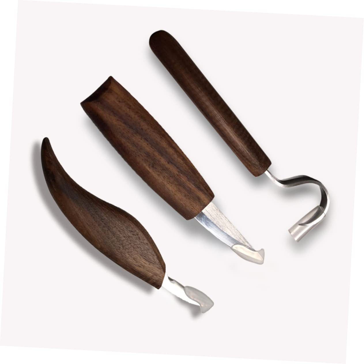Kit Di Intaglio Per Legno Fai Da Te Manico in Legno Bulino e Strumenti Per Falegname Adatto Per Legni Teneri Come Tiglio Pino e Noce Americano Per Principianti e Lavori Artistici