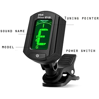 PEPDRO Accordeur électronique à écran LCD à Clipser, accordeur Automatique Professionnel spécial for Violon ukulélé… - Les Beatles, Paul McCartney, John Lennon, RIngo Starr, George Harrison PEPDRO Accordeur électronique à écran LCD à Clipser, accordeur Automatique Professionnel spécial for Violon ukulélé… – Image 2