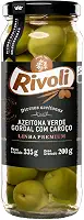 Rivoli Azeitona Verde Em Conserva Gordal Premium Vidro 200G