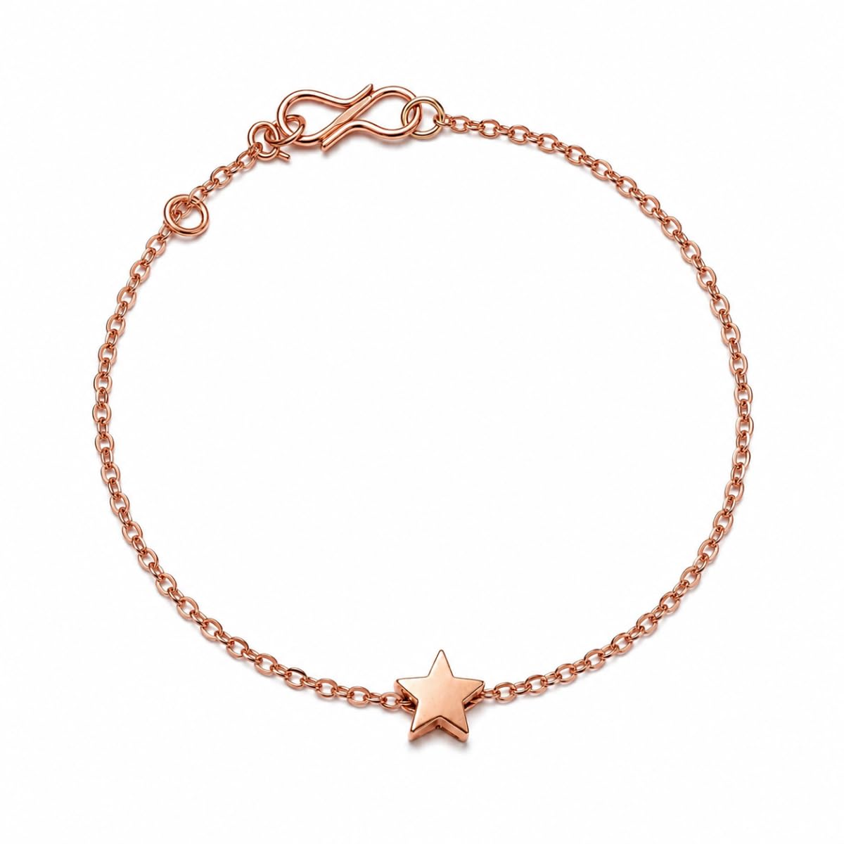 accessher Rose Gold-Toned Star Bracelet for Girls & Women-picture-24