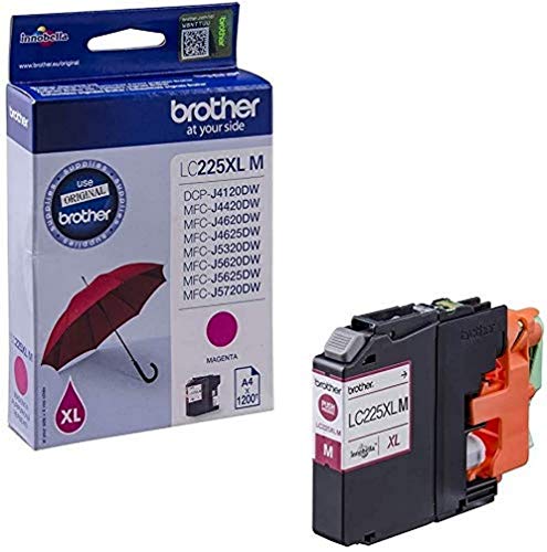 Price comparison product image Brother LC225XL- Magenta - original - ink cartridge - for Brother DCP-J4120,  J562,  MFC-J4625,  J480,  J5320,  J680,  J880