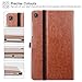Ztotop Case for Samsung Galaxy Tab S5e 10.5 Inch Tablet 2019(SM-T720/T725), PU Leather Folding Stand Folio Cover with Auto Wake/Sleep, Pen Holder and Multiple Viewing Angles,Brown