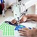 400 Pcs Embroidery Target Stickers, 3/4