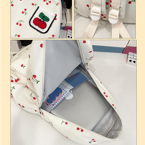 Sac à dos pour ordinateur portable femme spacieux contre la surcharge scolaire - 4