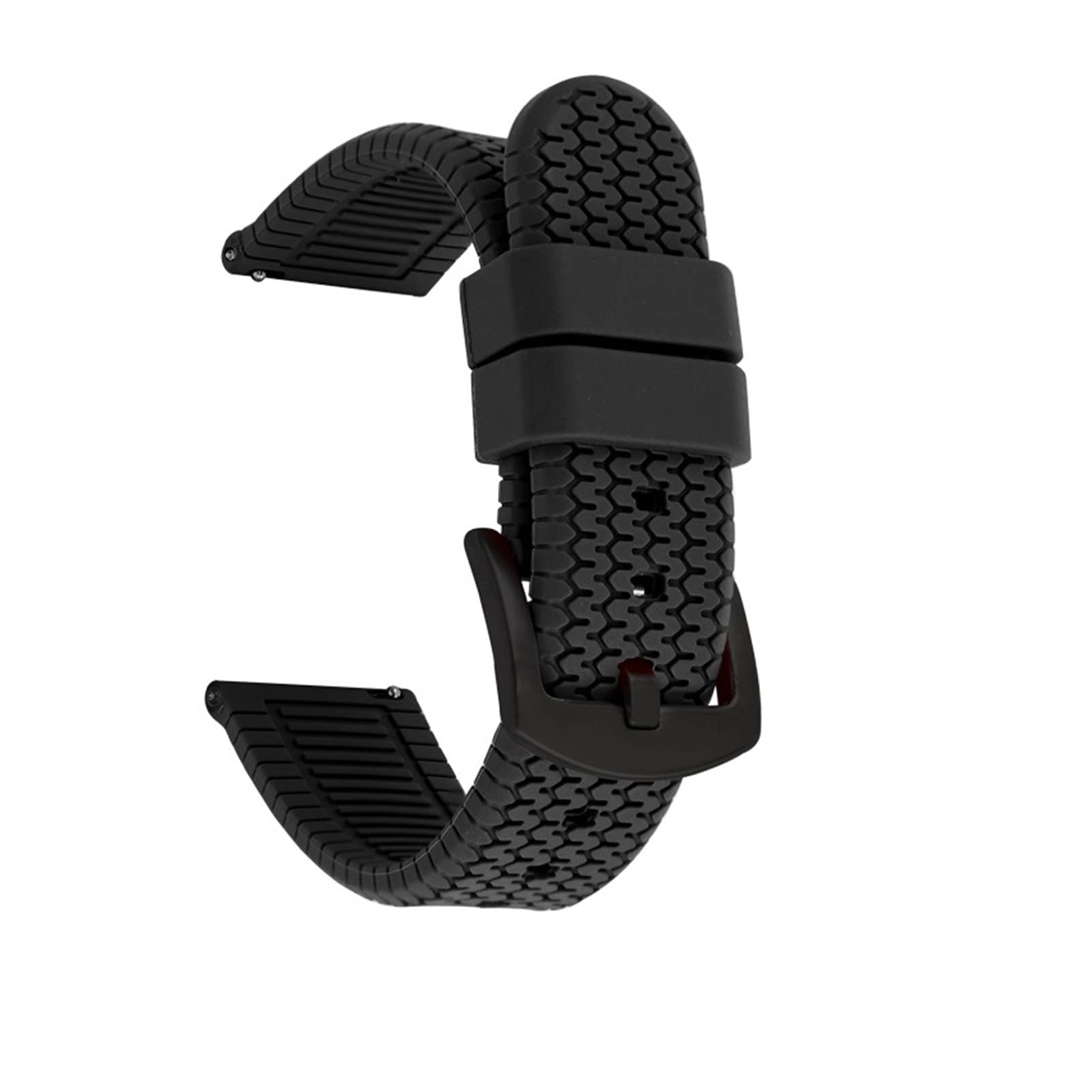 CAREG Quick Release Tire Pattern Strap Watch Accessories Are Suitable Compatible With Samsung Compatible With Seiko Compatible With