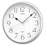 reloj pared marca seiko Tipo de pantalla: analógica Seiko AmazonUkkitchen Reloj de Pared de Cuarzo con números arábigos, plástico, Plateado, 30 x 5 x 29.5 cm