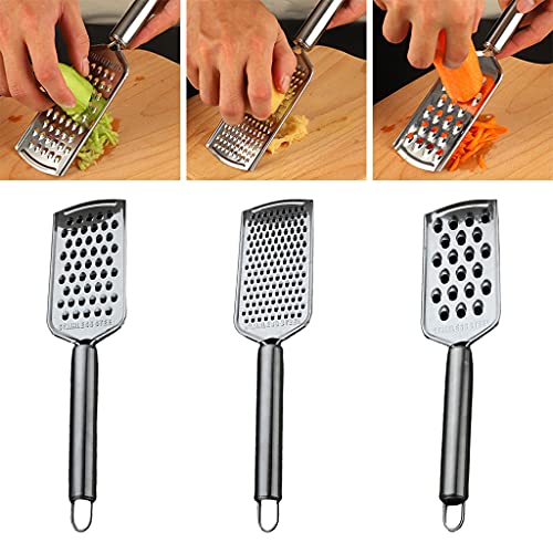 Rallador multiusos de acero inoxidable para queso y limón miniatura 2