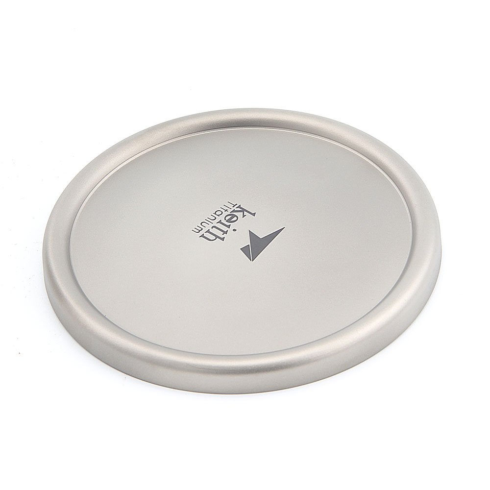 Keith 220 ml / 600 ml Titan Becher Saugnapf Doppelwandig Ultraleicht Titan Becher Tassen Leichte Tragbare Camping Wandern