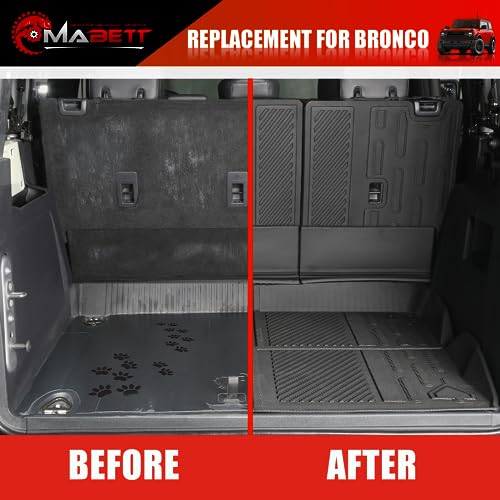 Image of Mabett Seat Backrest & Cargo Liner for 2021-2026 Ford Bronco 4-Door