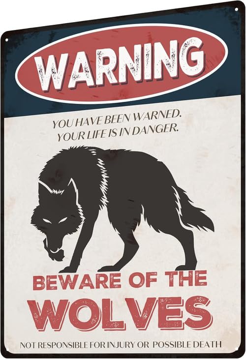 Horienteeon Witch Sign Beware of Witch Sign 30x40cm Aluminum Warning Signs for House Outdoor Club Yard Fence Funny Halloween Signs for Wall Decor