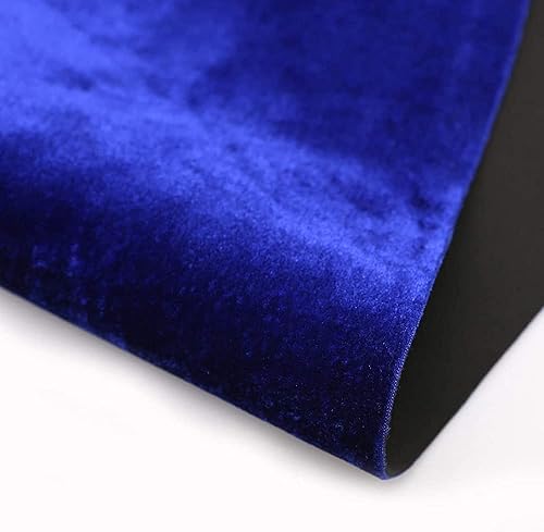 Miniatura 4 de MilesMagic Tapete de cartas de primer plano de mago para actuar en cartas, póker, rutinas de trucos y trucos de magia de monedas (azul)