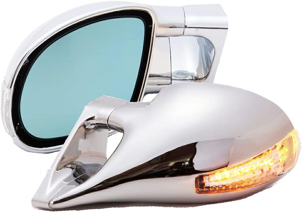 SuperSportMirror DTM2ミラー LED クローム ミラー面電動調整 左