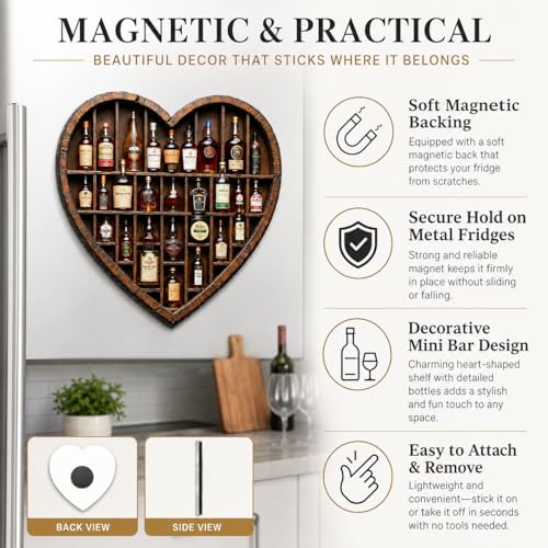 Imán decorativo para refrigerador forma botella de vino miniatura 5