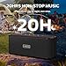 Monster Shock Plus Bluetooth Speaker,Portable Speaker with 40W Loud Stereo Sound, Bluetooth 6.0,TWS Pairing, 20H Playtime,Support AUX/TF Card,IPX6 Waterproof Wireless Speakers for Outdoor,Home,Travel