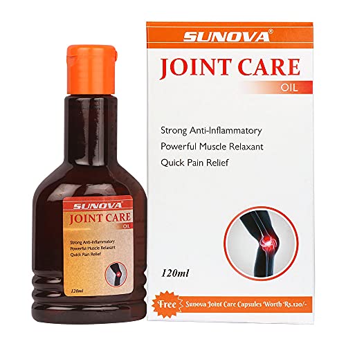 SUNOVA Joint Care Oil – An Effective Pain Relief and Powerful Muscle Relaxant Made from Effective Ingredients for Relieving Joint Discomfort – 120 ml (Free: Joint Care Capsules) SUNOVA Joint Care Oil – An Effective Pain Relief and Powerful Muscle Relaxant Made from Effective Ingredients for Relieving Joint Discomfort – 120 ml (Free: Joint Care Capsules)