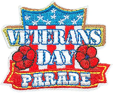 15 Pieces 2" Activity Scouts Applique Fun Patch - Veterans Day Parade (ADV-S-S-0770)