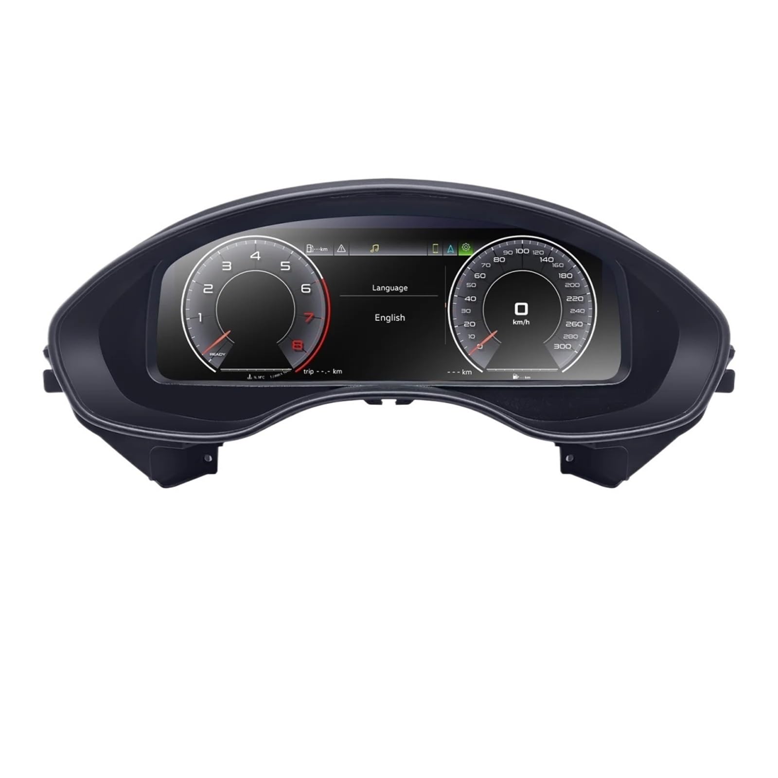 Cyfrowy miernik Do A6 A7 C7 2012-2018 Wyświetlacz Head Up | Cyfrowy Prędkościomierz Klastra LCD Deska Rozdzielcza Kokpit Panel Instrument