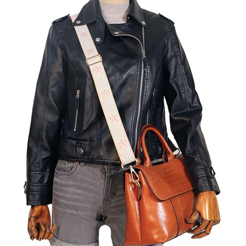 Image of Wide Shoulder Strap Adjustable Replacement Belt Crossbody Canvas Bag Handbag