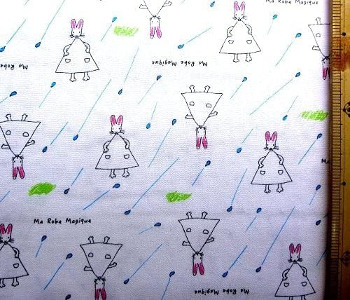 Amazon 40cm単位で販売 キャラクター 生地 布 わたしのワンピース オフ ホワイト系 柄番号５ 21 22 オックス 綿100 生地幅 約108cm にしまき かやこ 手芸 生地 布 はぎれ ハギレ カットクロス ピロル 布 生地 通販