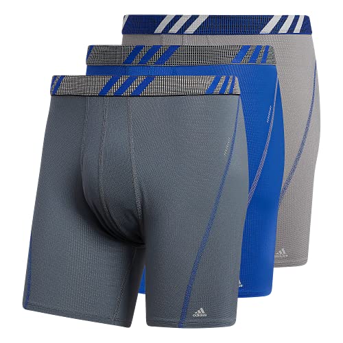 adidas Men's Sport Performance Mesh Boxer Brief Underwear (3-Pack) Discontinued