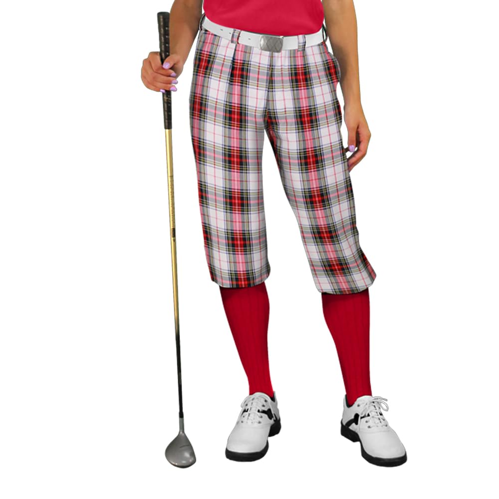 Golf Knickers Plaid Womens 'Par 5' - Dress Stewart - 10