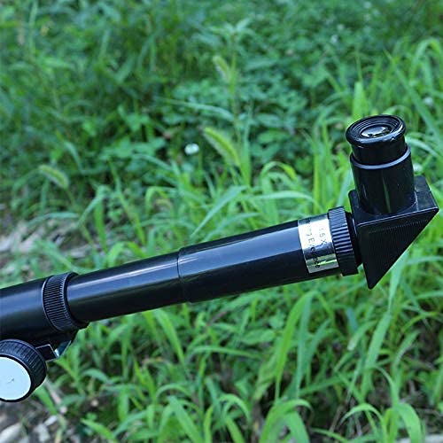Telescopio astronómico con Zoom Profesional con trípode de Aluminio y buscador de Estrellas Ideal para Principiantes Adultos Niños Adolescentes Apertura 50 mm 90X Refractiva Profunda