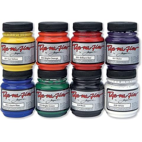 Jacquard Products Dye-NA-Flow líquido Color 2.250z primarysecondaryblack y Color Blanco Cover