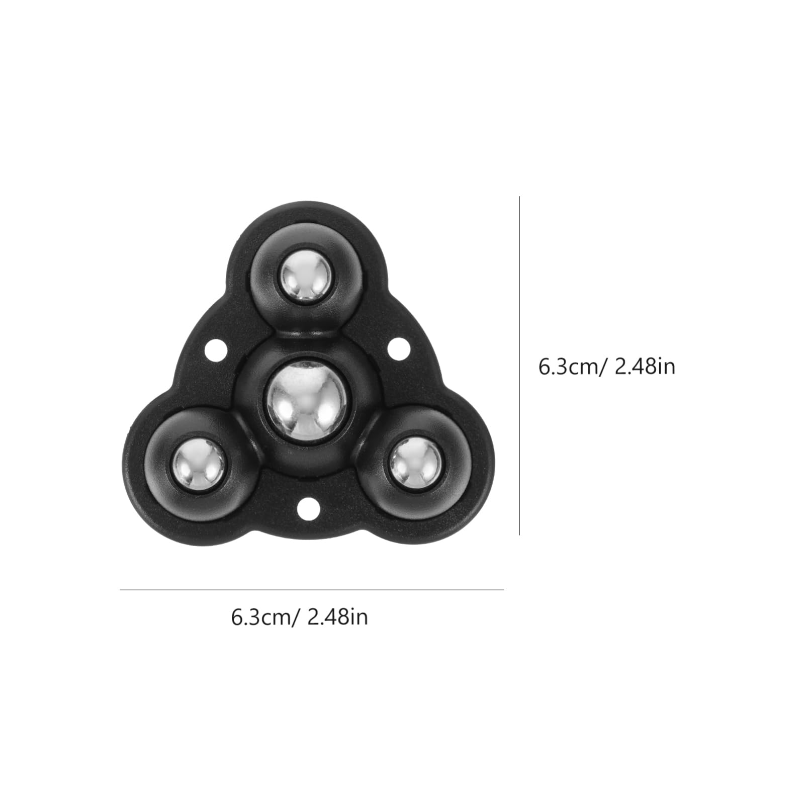 COSMEVIVI Adhesive Swivel Casters for Storage Bin Mini Caster Wheels for Kitchen Appliances 4pcs Set