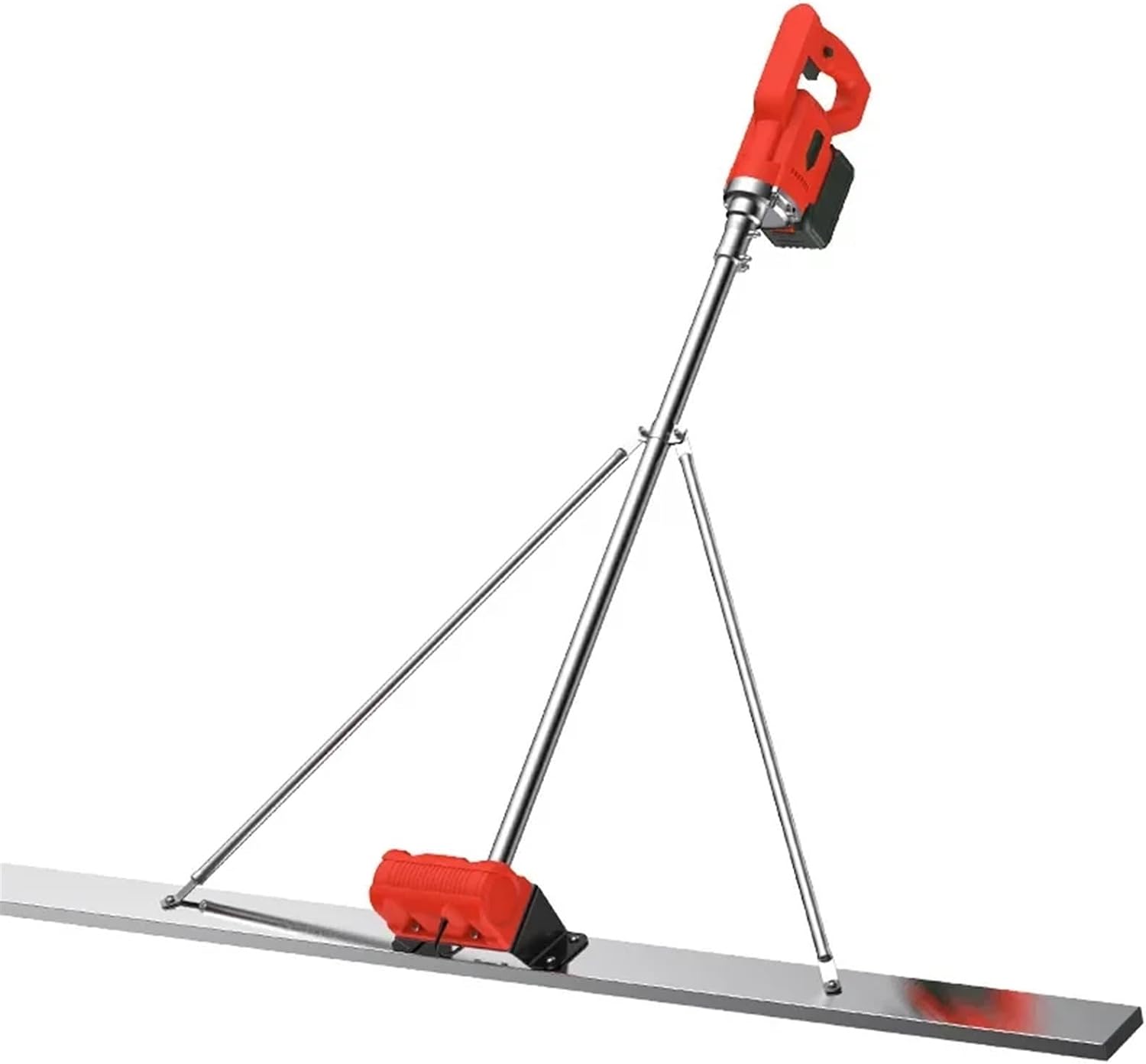 Cement Mixer, Electric Concrete Screed, Widened and Thickened Manual Floor Leveler, Lithium Battery-Powered Concrete Vibrating Ruler