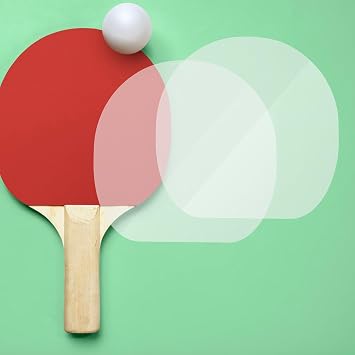 Toyvian Table Tennis Racket Protective Film 10pcs Plastic Cover