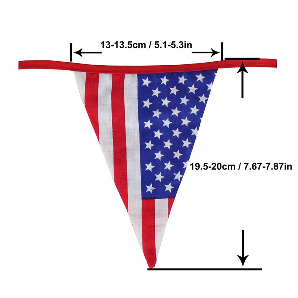 Aeromdale 10 m 36 flag narodowy baner proporczyk girlanda chorągiewka biznes impreza wybory dzień spotkanie dekoracja - Ameryka USA - 1 szt