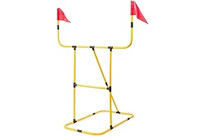 HearthSong Kids Football and Disc Target Kick 'n Toss Set