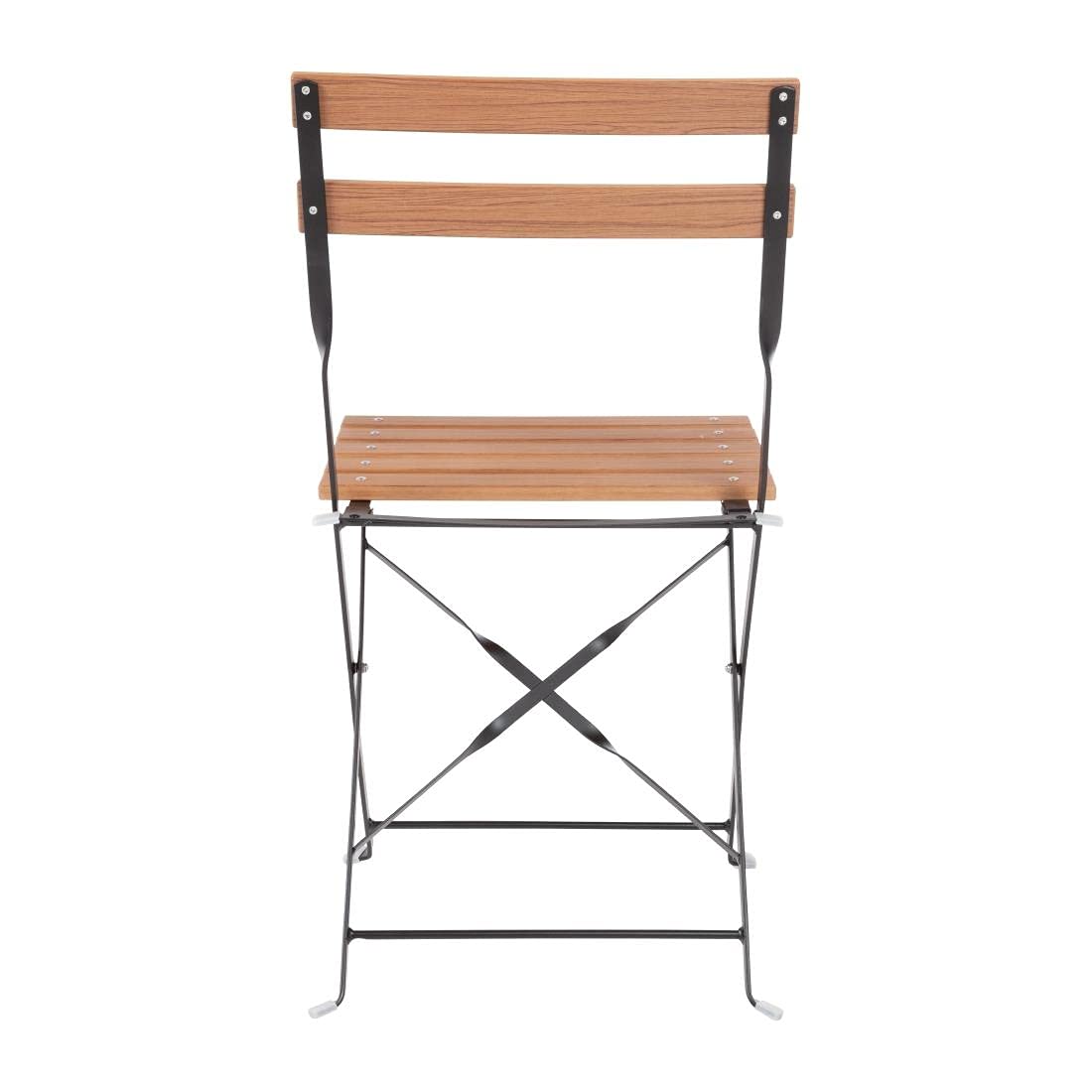 Bolero gj766 Faux Holz Bistro Stuhl, schwarz (2 Stück)